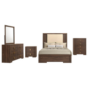 Etienne Walnut 5-Piece Queen Bedroom Set by Coaster at Eve Furniture