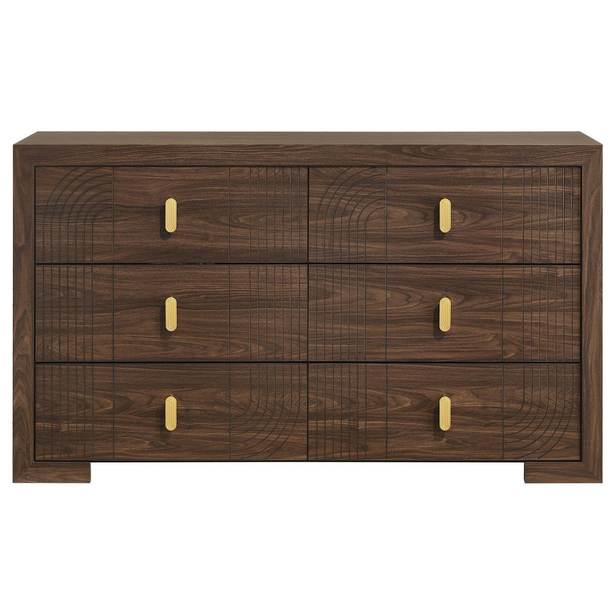 Etienne Walnut 6-drawer Bedroom Dresser by Coaster at Eve Furniture