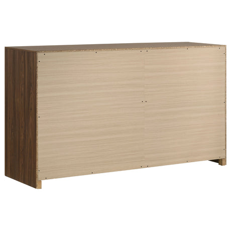 Etienne Walnut 6-drawer Bedroom Dresser by Coaster at Eve Furniture