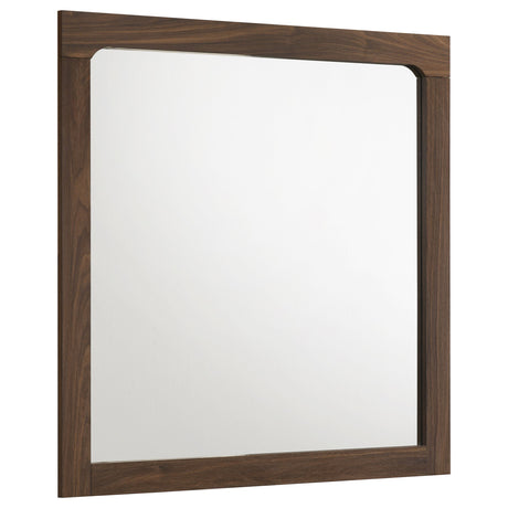 Etienne Walnut Rectangular Dresser Mirror by Coaster at Eve Furniture