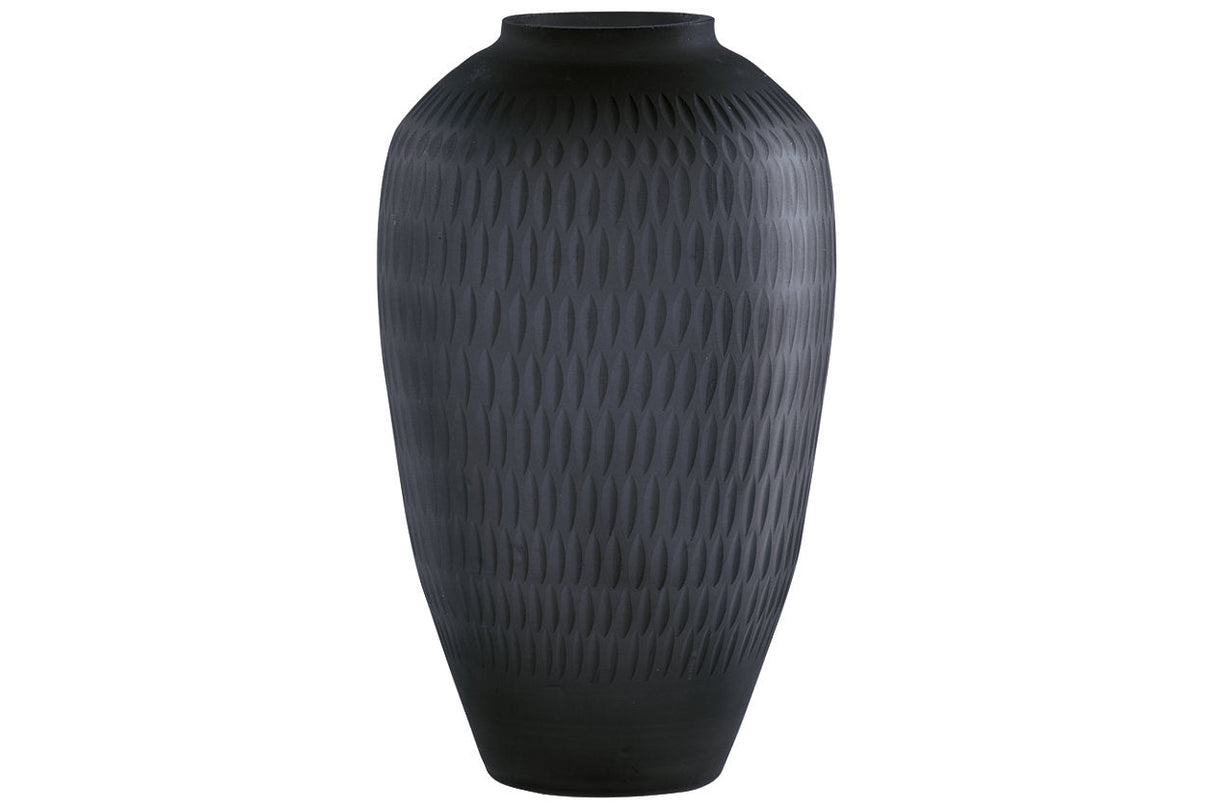Etney Slate Vase by Ashley at Eve Furniture