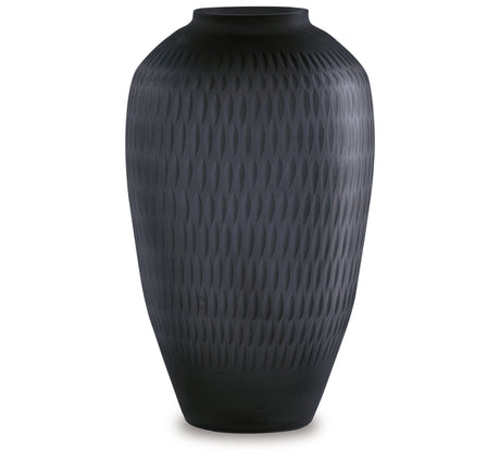 Etney Slate Vase by Ashley at Eve Furniture