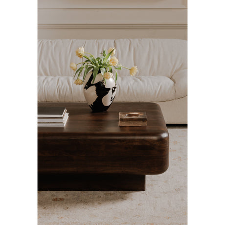 Eton Dark Brown Coffee Table by MOES at Eve Furniture
