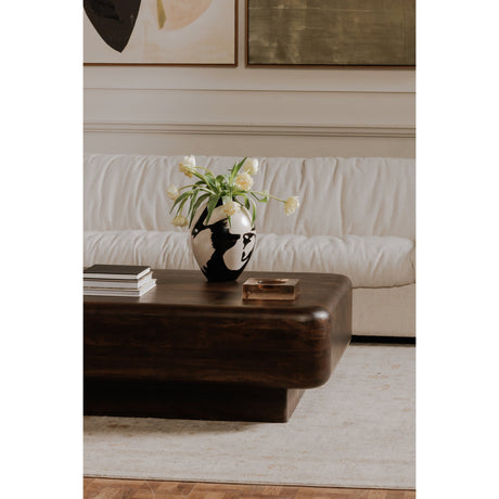 Eton Dark Brown Coffee Table by MOES at Eve Furniture