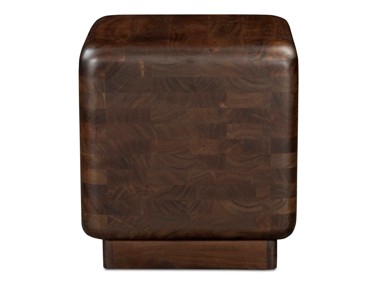 Eton Dark Brown Side Table by Moe's Home at Eve Furniture