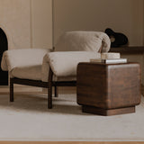 Eton Dark Brown Side Table by Moe's Home at Eve Furniture