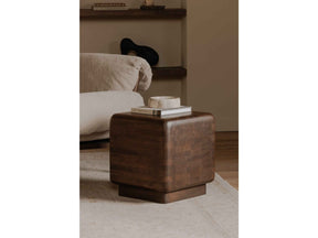 Eton Dark Brown Side Table by Moe's Home at Eve Furniture