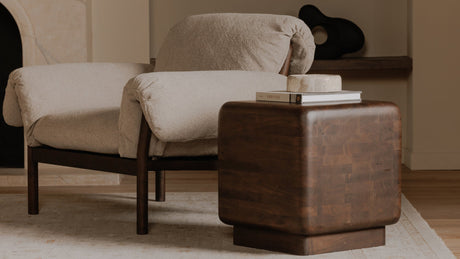 Eton Side Table Dark Brown by Moe's Home at Eve Furniture