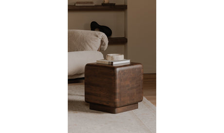Eton Side Table Dark Brown by Moe's Home at Eve Furniture