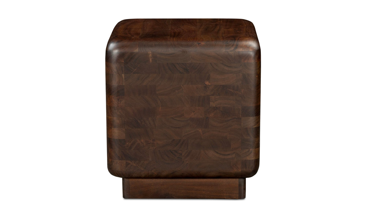 Eton Side Table Dark Brown by Moe's Home at Eve Furniture