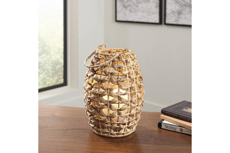 Etta Brown Lantern by Ashley at Eve Furniture