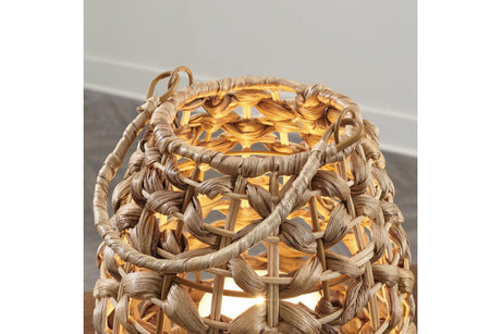Etta Brown Lantern by Ashley at Eve Furniture