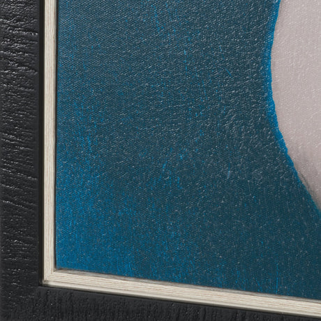 Eucalyptus I by Julianne Marcoux Hand-Embellished Textured Framed Canvas Artwork by Mercana at Eve Furniture