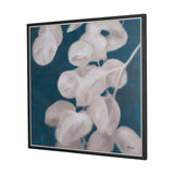 Eucalyptus II by Julianne Marcoux Hand-Embellished Textured Framed Canvas Artwork by Mercana at Eve Furniture