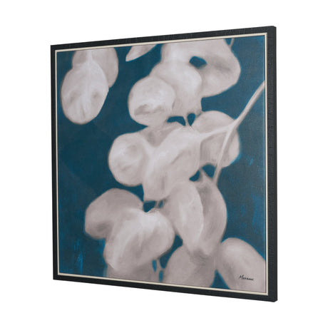 Eucalyptus II by Julianne Marcoux Hand-Embellished Textured Framed Canvas Artwork by Mercana at Eve Furniture