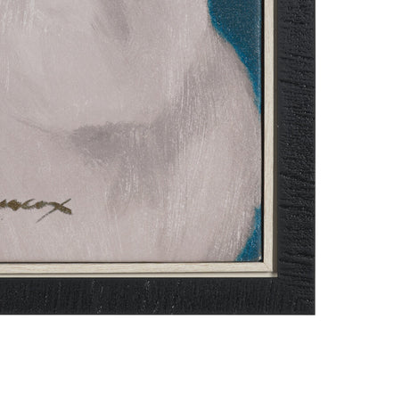 Eucalyptus II by Julianne Marcoux Hand-Embellished Textured Framed Canvas Artwork by Mercana at Eve Furniture