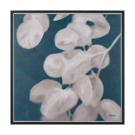 Eucalyptus II by Julianne Marcoux Hand-Embellished Textured Framed Canvas Artwork by Mercana at Eve Furniture