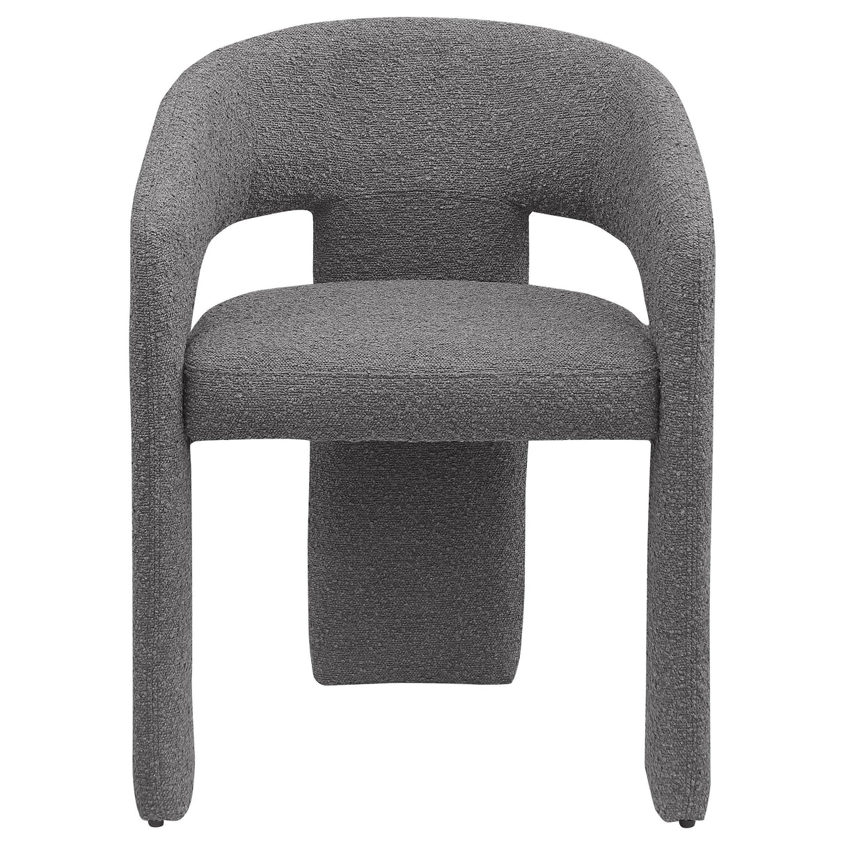 Eudora Boucle Upholstered Dining Side Chair Grey