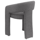 Eudora Boucle Upholstered Dining Side Chair Grey