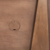 Eula Medium Brown Wood 4-Door Sideboard by Mercana at Eve Furniture