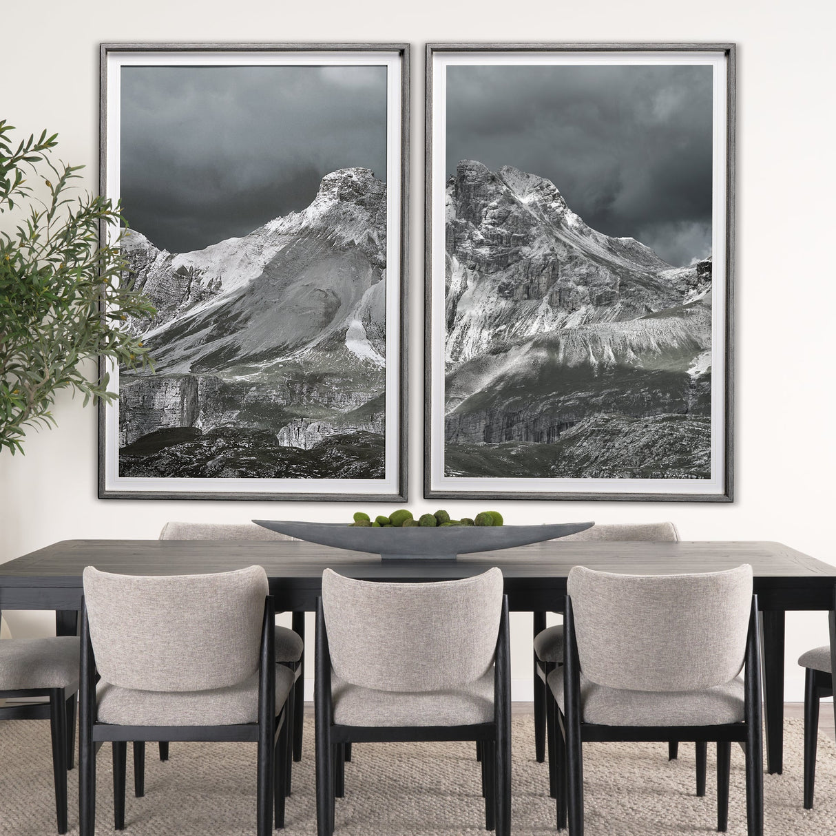 Europe Mountain 1 L by Chris Dunker a Framed Photo Art Print Matted under Glass by Mercana at Eve Furniture