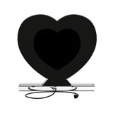 Euston Silver Heart Shape Table Mirror by Coaster at Eve Furniture