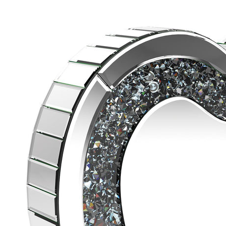 Euston Silver Heart Shape Table Mirror by Coaster at Eve Furniture