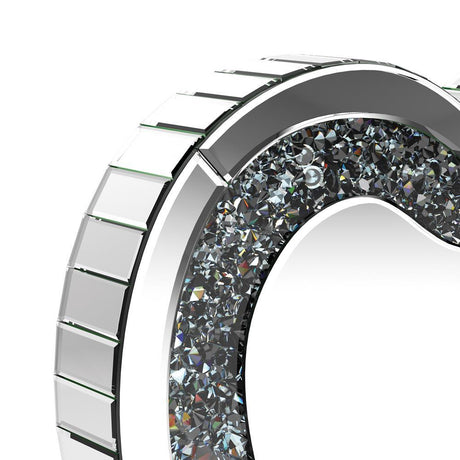 Euston Silver Heart Shape Table Mirror by Coaster at Eve Furniture