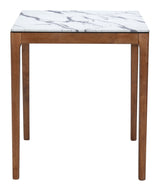 Eva White Counter Table by Zuomod at Eve Furniture