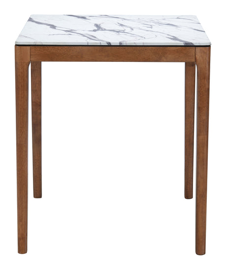Eva White Counter Table by Zuomod at Eve Furniture