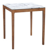 Eva White Counter Table by Zuomod at Eve Furniture