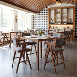 Eva White Counter Table by Zuomod at Eve Furniture