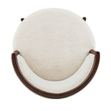 Evalyn Barstool in Cream by Manhattan Comfort at Eve Furniture