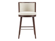 Evalyn Barstool in Cream by Manhattan Comfort at Eve Furniture