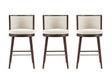 Evalyn Barstool in Cream (set of 3) by Manhattan Comfort at Eve Furniture