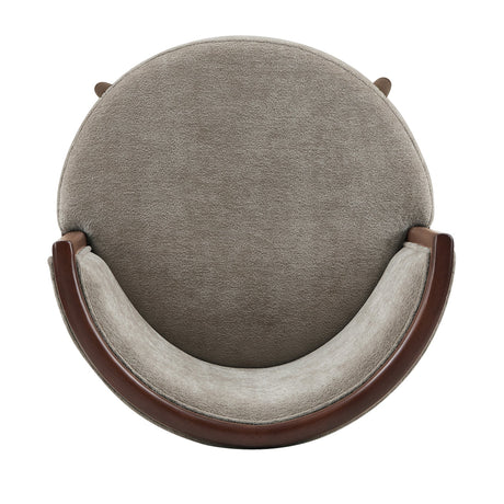 Evalyn Barstool in Dove by Manhattan Comfort at Eve Furniture