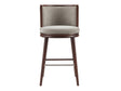 Evalyn Barstool in Dove by Manhattan Comfort at Eve Furniture