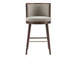 Evalyn Barstool in Dove by Manhattan Comfort at Eve Furniture