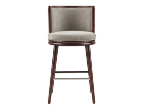 Evalyn Barstool in Dove by Manhattan Comfort at Eve Furniture