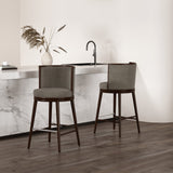 Evalyn Barstool in Dove (set of 2) by Manhattan Comfort at Eve Furniture