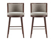Evalyn Barstool in Dove (set of 2) by Manhattan Comfort at Eve Furniture
