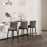 Evalyn Barstool in Dove (set of 3) by Manhattan Comfort at Eve Furniture