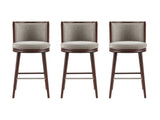 Evalyn Barstool in Dove (set of 3) by Manhattan Comfort at Eve Furniture