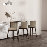Evalyn Barstool in Natural by Manhattan Comfort at Eve Furniture