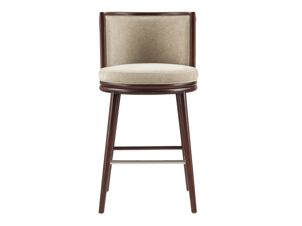 Evalyn Barstool in Natural by Manhattan Comfort at Eve Furniture