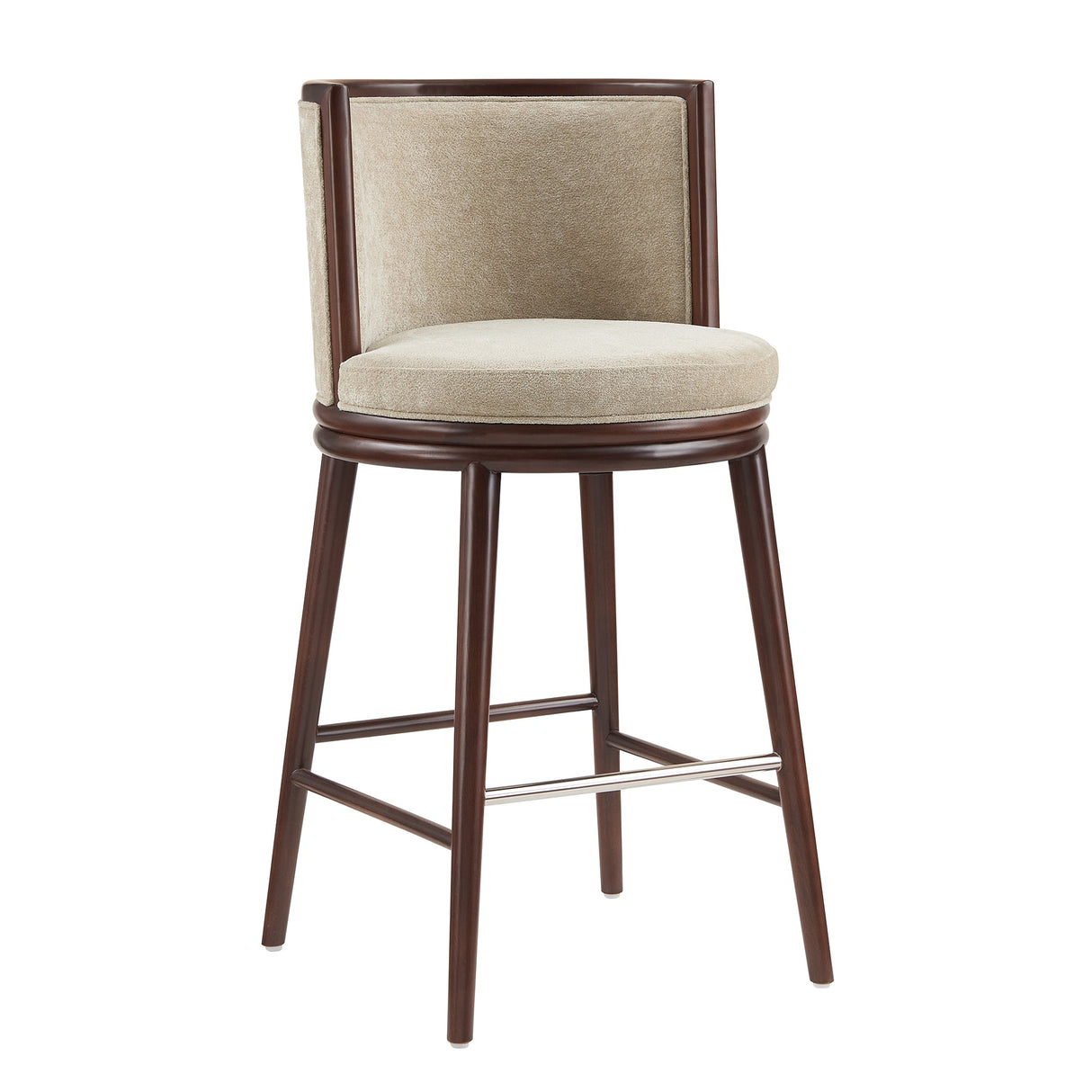 Evalyn Barstool in Natural (set of 3) by Manhattan Comfort at Eve Furniture
