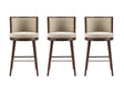 Evalyn Barstool in Natural (set of 3) by Manhattan Comfort at Eve Furniture