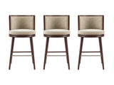 Evalyn Barstool in Natural (set of 3) by Manhattan Comfort at Eve Furniture