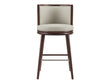 Evalyn Barstool in Stone by Manhattan Comfort at Eve Furniture