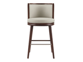 Evalyn Barstool in Stone by Manhattan Comfort at Eve Furniture